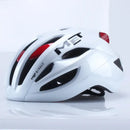 Capacete MET Rivale 3D – Ciclismo MTB e Estrada Segurança e Conforto - Branco Premium com Acabamento Vermelho / L 55-61