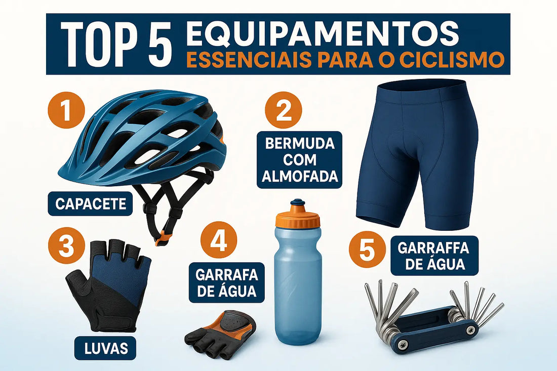 Top 5 Equipamentos Essenciais para o Ciclismo