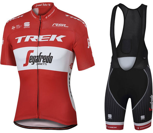 Conjunto Ciclismo Trek Segafredo | Camisola + Calções | S-4XL | Dinobike