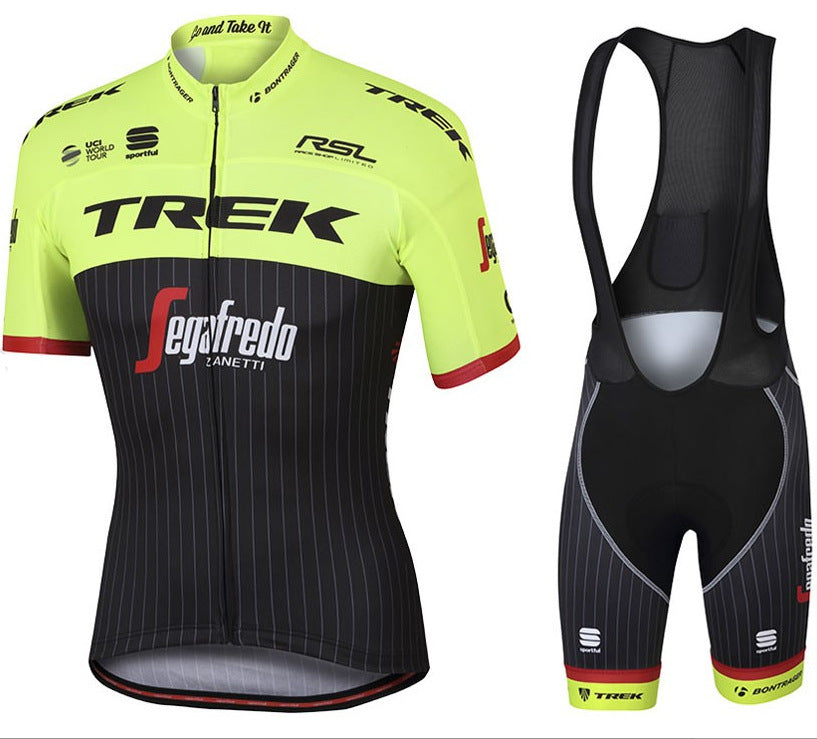 Conjunto Ciclismo Trek Segafredo | Camisola + Calções | S-4XL | Dinobike