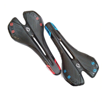 Almofada de Selim MTB | 26x15cm 280g | Vermelho e Azul | Dinobike