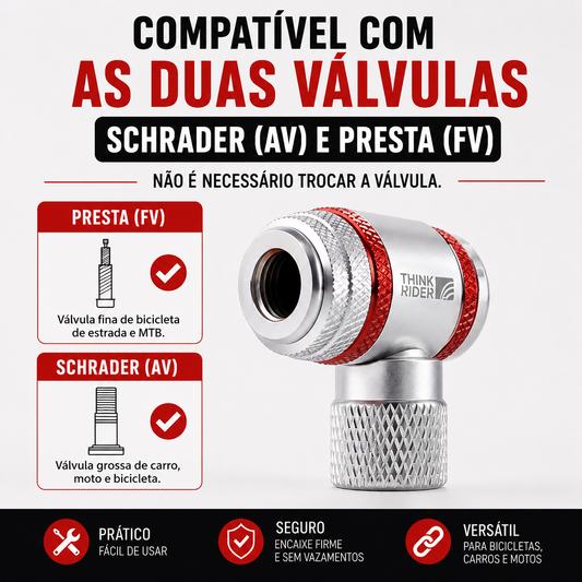 Bomba de CO2 Mini para Bicicleta MTB – Inflador de Pneus Rápido