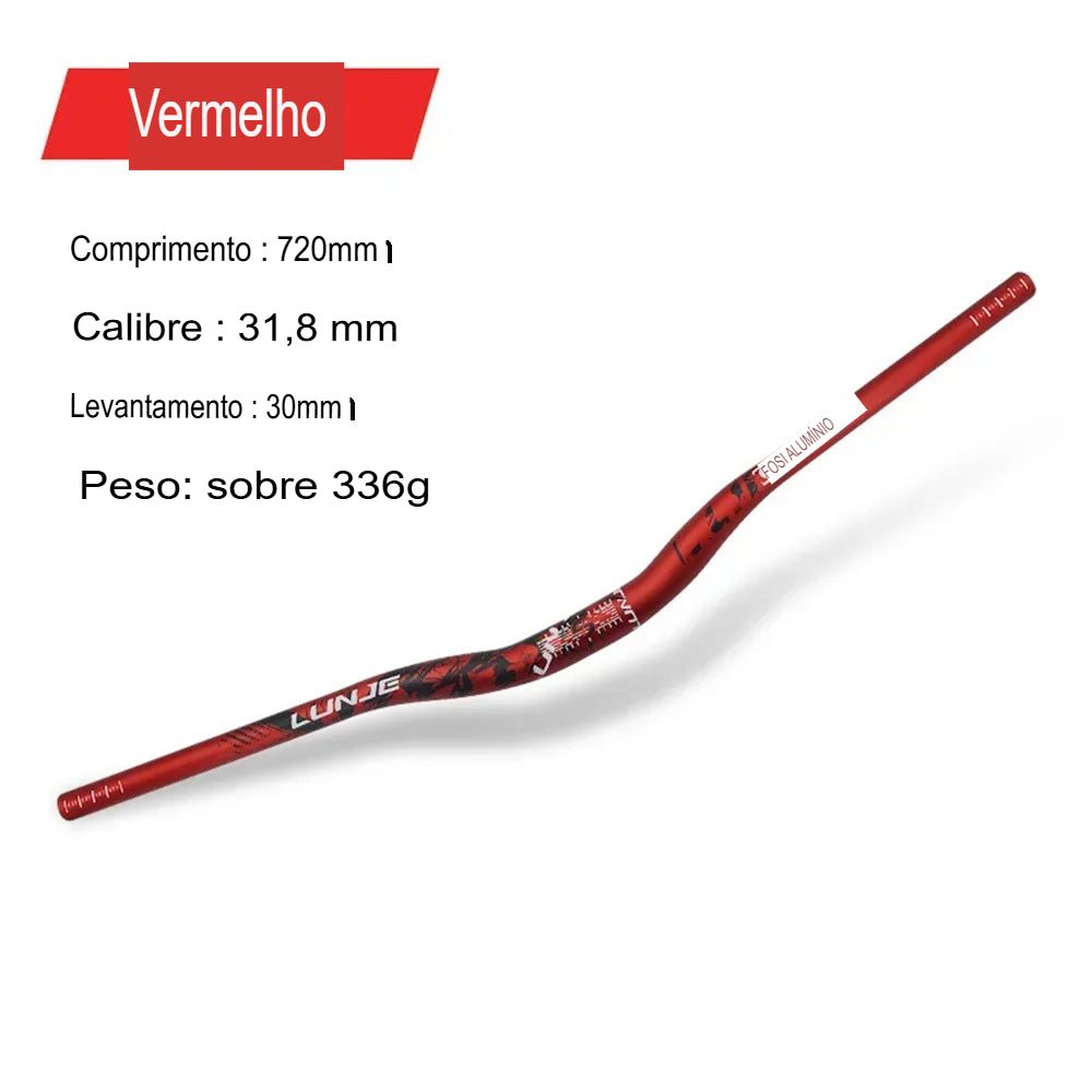 Guiador MTB Swallow Alumínio Ultraleve 720mm 780mm Rise 30mm — Dinobike