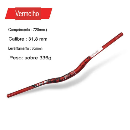 Guiador MTB Swallow Alumínio Ultraleve 720mm 780mm Rise 30mm — Dinobike