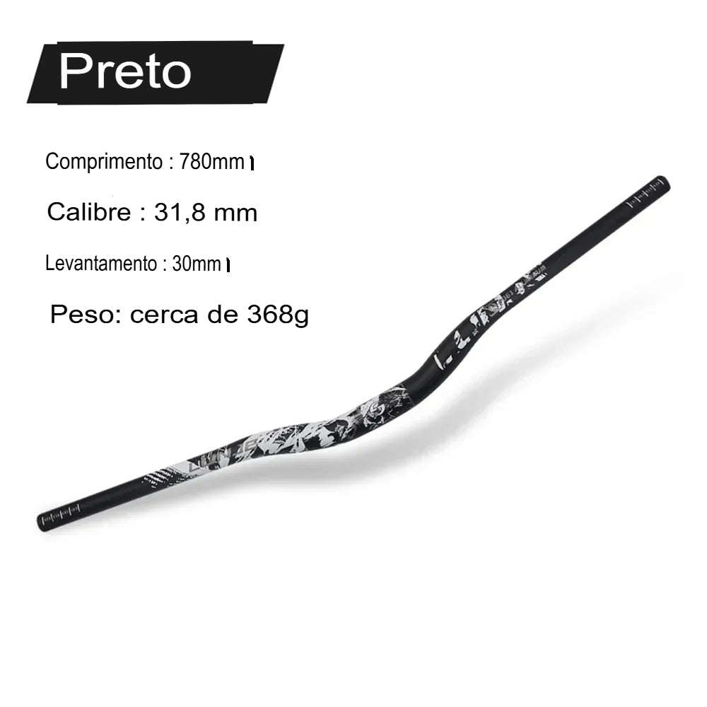 Guiador MTB Swallow Alumínio Ultraleve 720mm 780mm Rise 30mm — Dinobike