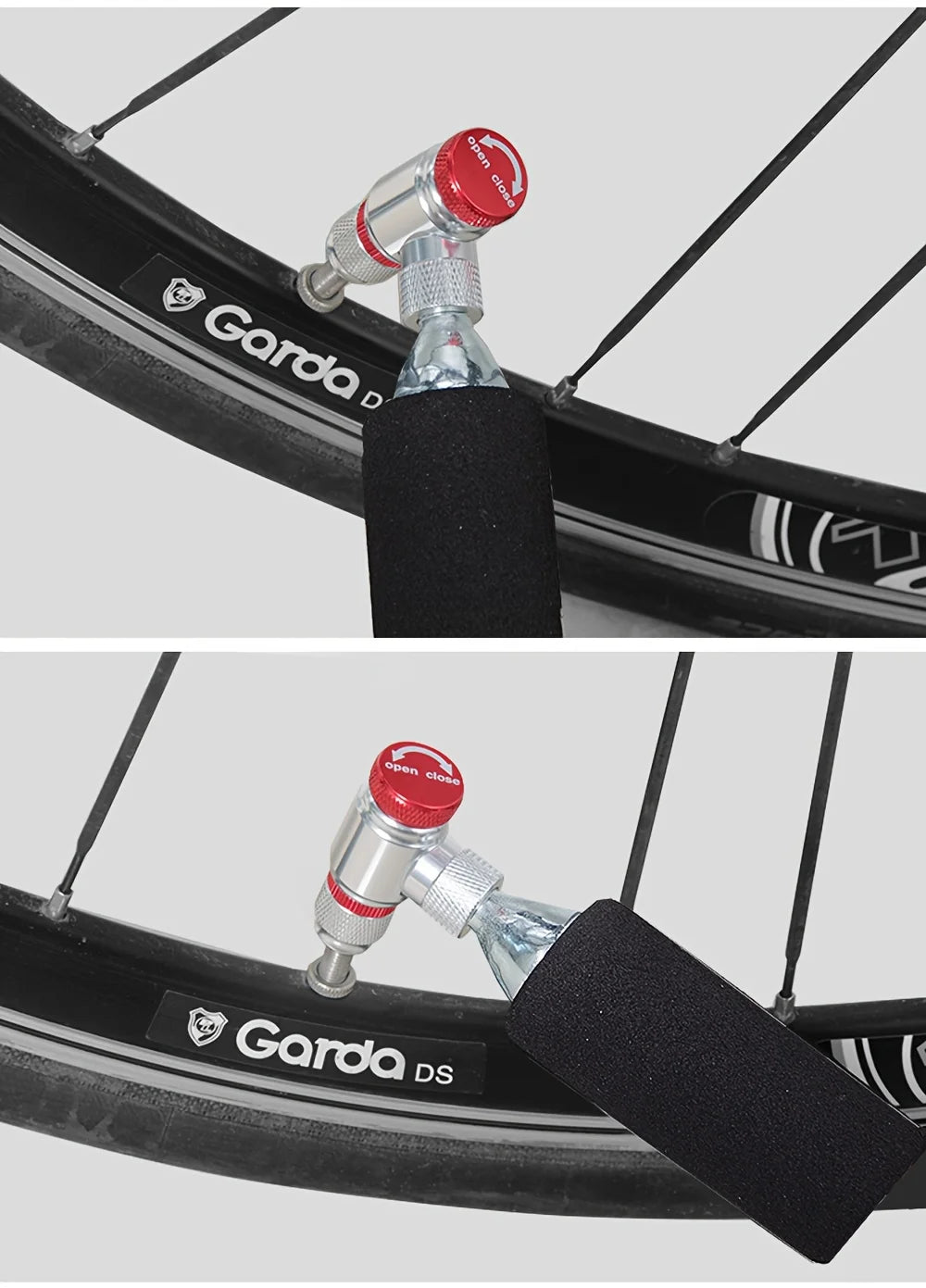 Bomba de CO2 Mini para Bicicleta MTB – Inflador de Pneus Rápido