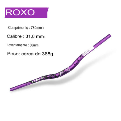 Guiador MTB Swallow Alumínio Ultraleve 720mm 780mm Rise 30mm — Dinobike