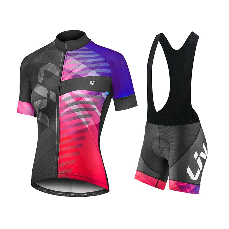 Kit Ciclismo Feminino – Tecido Leve Alta Qualidade e Ajuste Perfeito