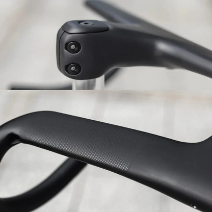 Guiador Integrado SL8 Fibra de Carbono – Drop Bar Estrada com Fiação Interna