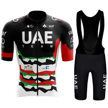 Camisola de Ciclismo UAE 2026 com Bretelas