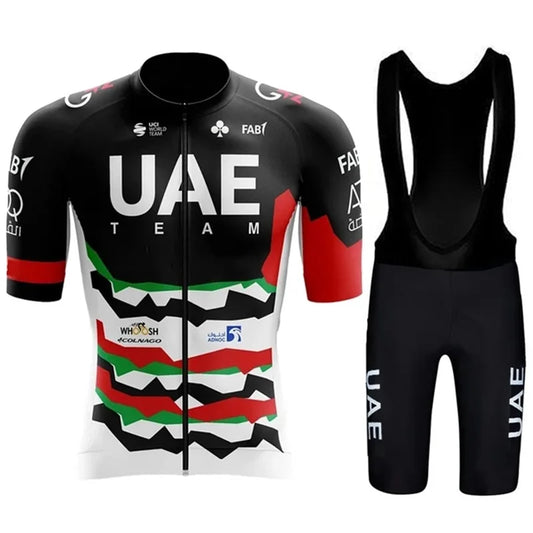 Camisola de Ciclismo UAE 2026 com Bretelas