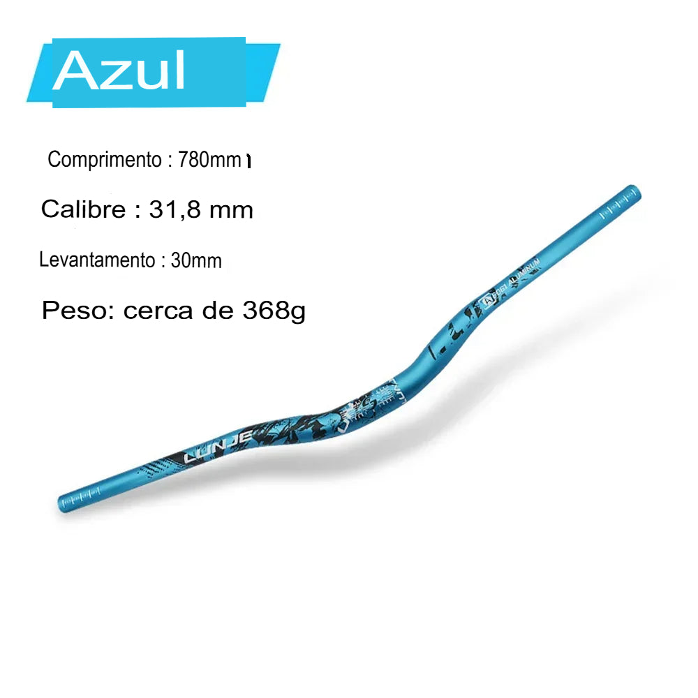 Guiador MTB Swallow Alumínio Ultraleve 720mm 780mm Rise 30mm — Dinobike