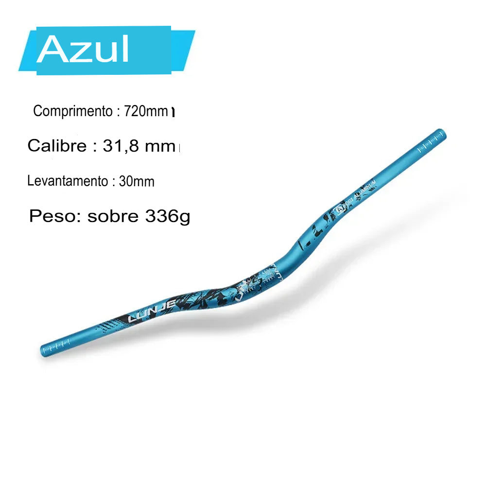 Guiador MTB Swallow Alumínio Ultraleve 720mm 780mm Rise 30mm — Dinobike