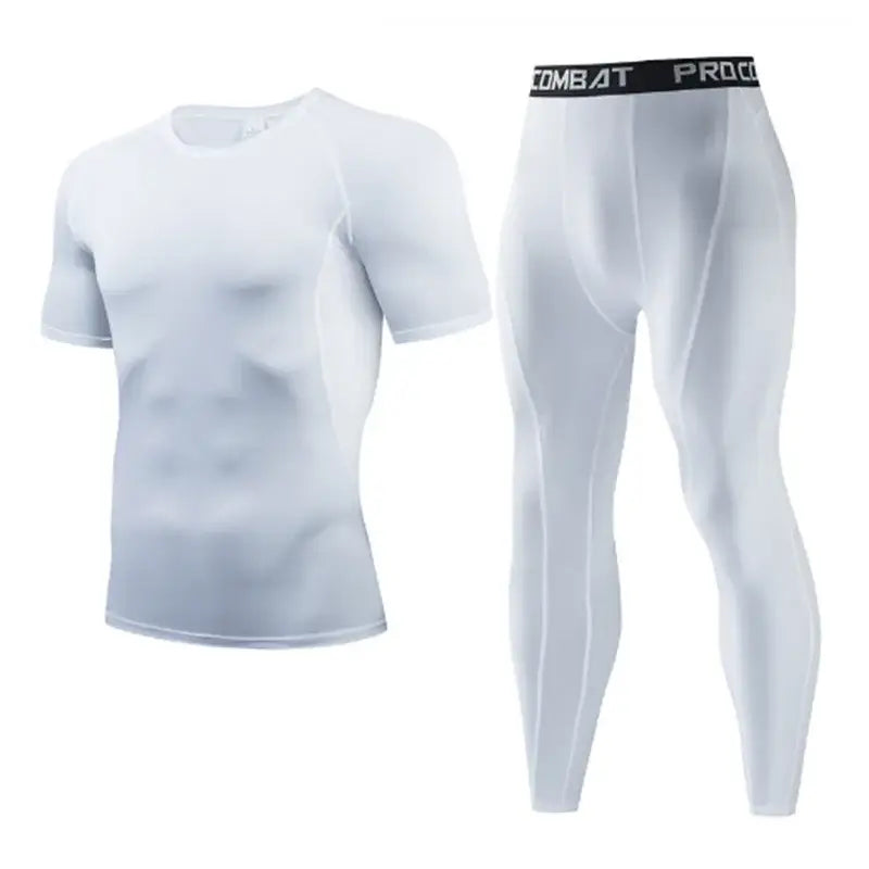 Fato de treino Fitness Masculino de Secagem Rápida e Respirável com Tecido Antissuor TAM - S
