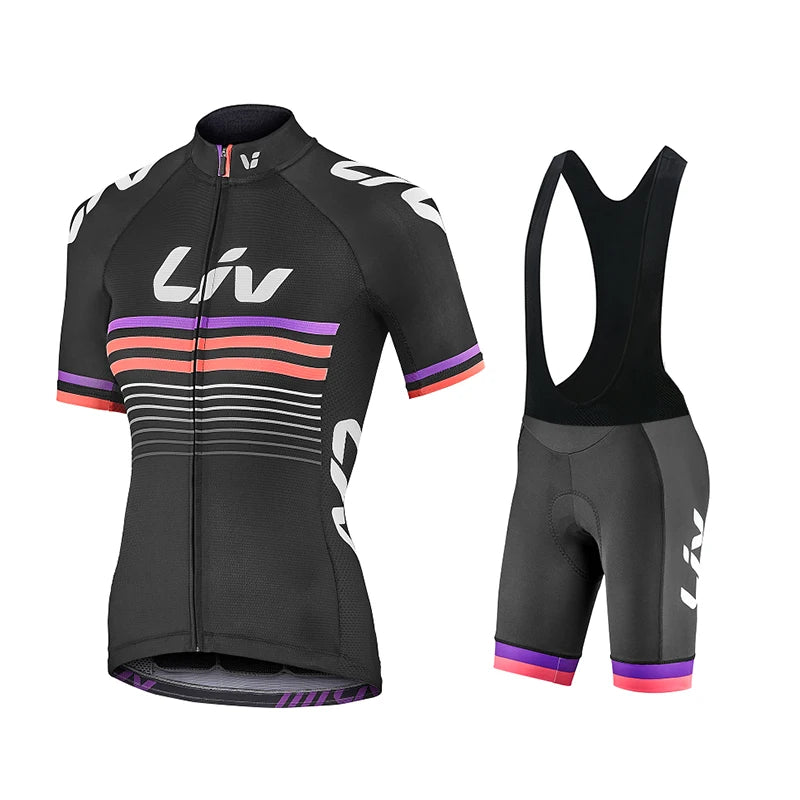 Kit Ciclismo Feminino – Tecido Leve Alta Qualidade e Ajuste Perfeito