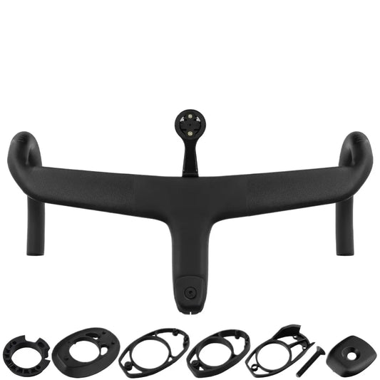 Guiador Integrado SL8 Fibra de Carbono – Drop Bar Estrada com Fiação Interna