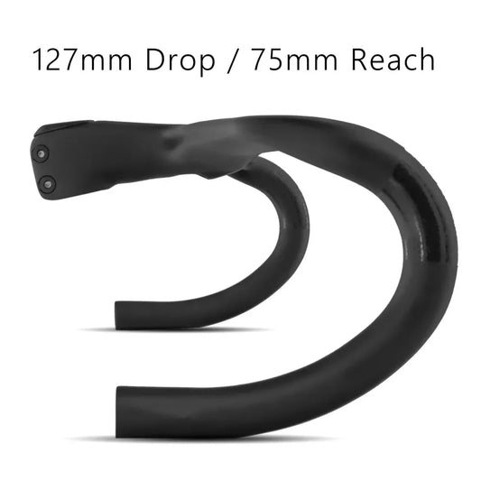 Guiador Integrado SL8 Fibra de Carbono – Drop Bar Estrada com Fiação Interna