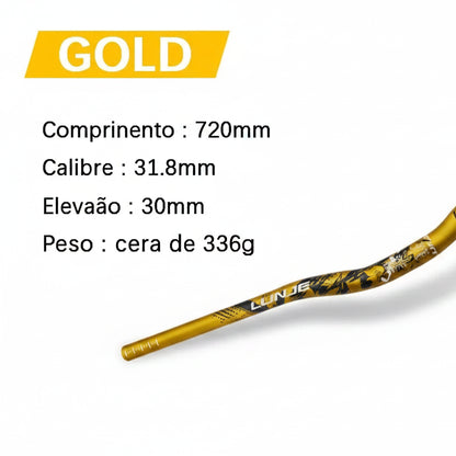 Guiador MTB Swallow Alumínio Ultraleve 720mm 780mm Rise 30mm — Dinobike