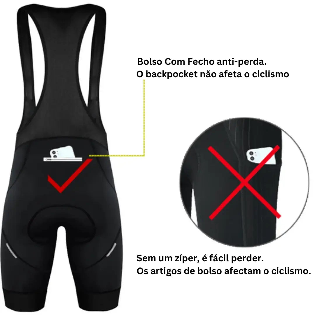 Conjunto Dinobike Pro Aero – Jersey + Bretelle + Manguitos + Perneiras | Performance e Conforto Total