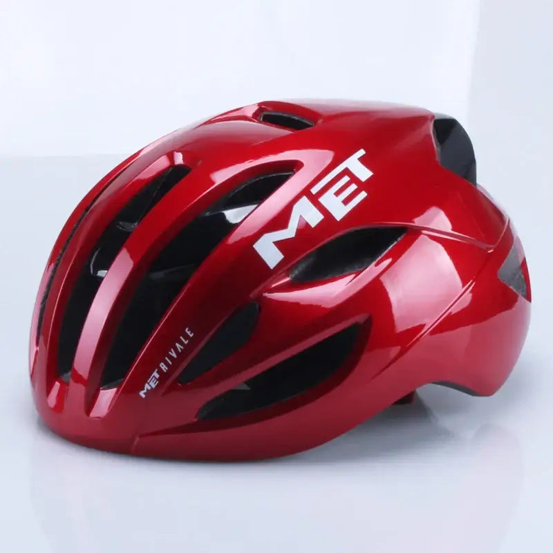 Capacete MET Rivale 3D – Ciclismo MTB e Estrada Segurança e Conforto - Vermelho / L 55-61