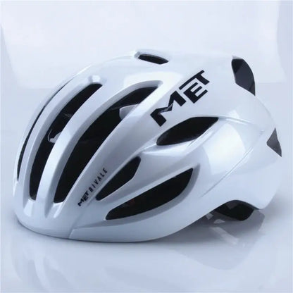 Capacete MET Rivale 3D – Ciclismo MTB e Estrada Segurança e Conforto - Branco / L 55-61
