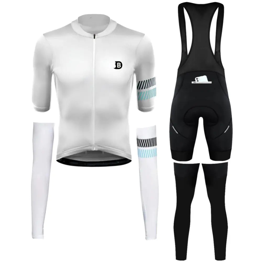 Conjunto Dinobike Pro Aero – Jersey + Bretelle + Manguitos + Perneiras | Performance e Conforto Total