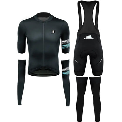 Conjunto Dinobike Pro Aero – Jersey + Bretelle + Manguitos + Perneiras | Performance e Conforto Total