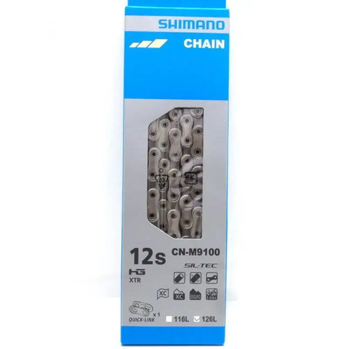 Corrente Shimano XTR M9100 12v – 126 Elos | SIL-TEC Tratamento Antidesgaste - Corrente XTR M9100