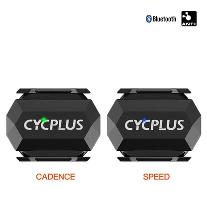CYCPLUS Sensor Duplo de Cadência e Velocidade com ANT + e Bluetooth 5.0 - CYCPLUS - 2 em 1 - sensor de velocidade