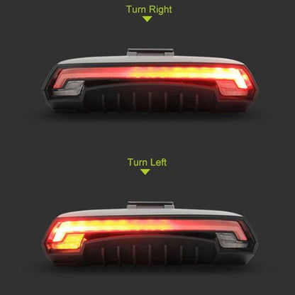 Luz Traseira a Laser com Controle Remoto Sem Fio para Bicicletas