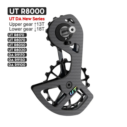 Polia de Bicicleta LTWOO 105 com Cerâmica e Fibra de Carbono - Dinobike