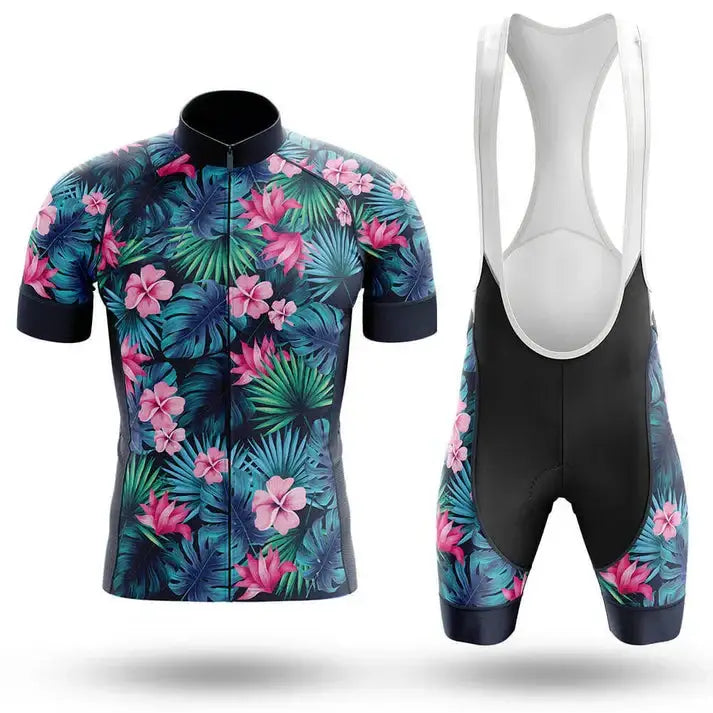 Dinobike ProFit – Conjunto de Ciclismo Masculino Verão 2025 | Jersey + Bretelle Respiráveis MTB & Speed - Dinobike