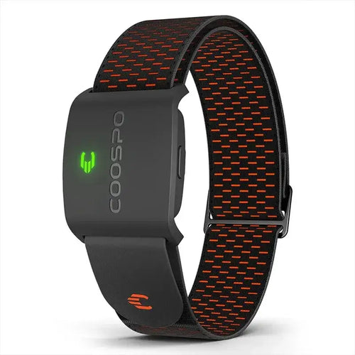 DINOCOOSPO HW9 Monitor Cardíaco Profissional | Bluetooth 5.0 & ANT+ para Ciclismo e Fitness - Preto Flame