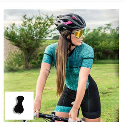 Conjunto de Ciclismo com Camiseta de Manga Curta para Homens e Mulheres