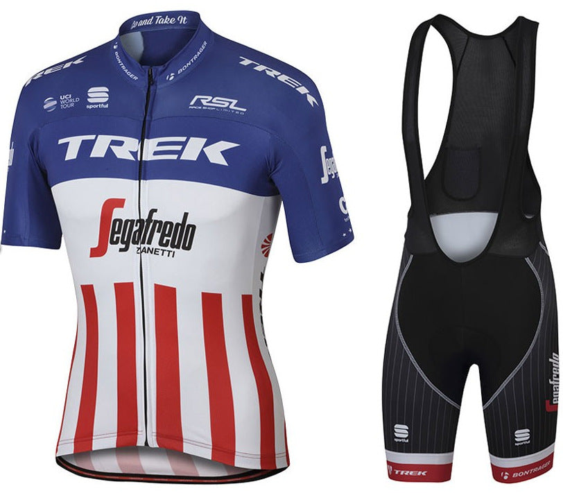Conjunto Ciclismo Trek Segafredo | Camisola + Calções | S-4XL | Dinobike