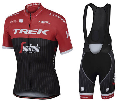 Conjunto Ciclismo Trek Segafredo | Camisola + Calções | S-4XL | Dinobike