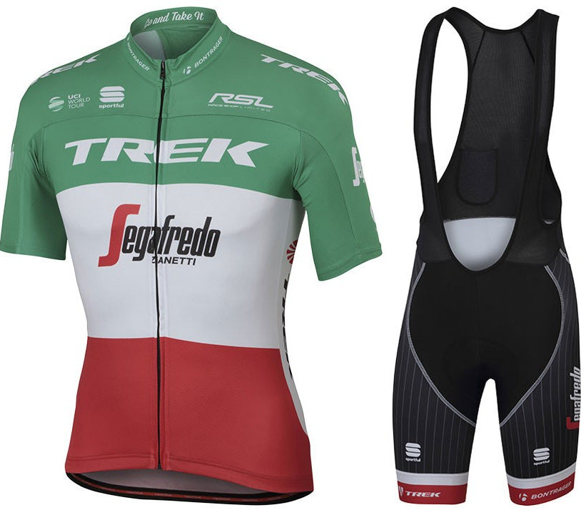 Conjunto Ciclismo Trek Segafredo | Camisola + Calções | S-4XL | Dinobike