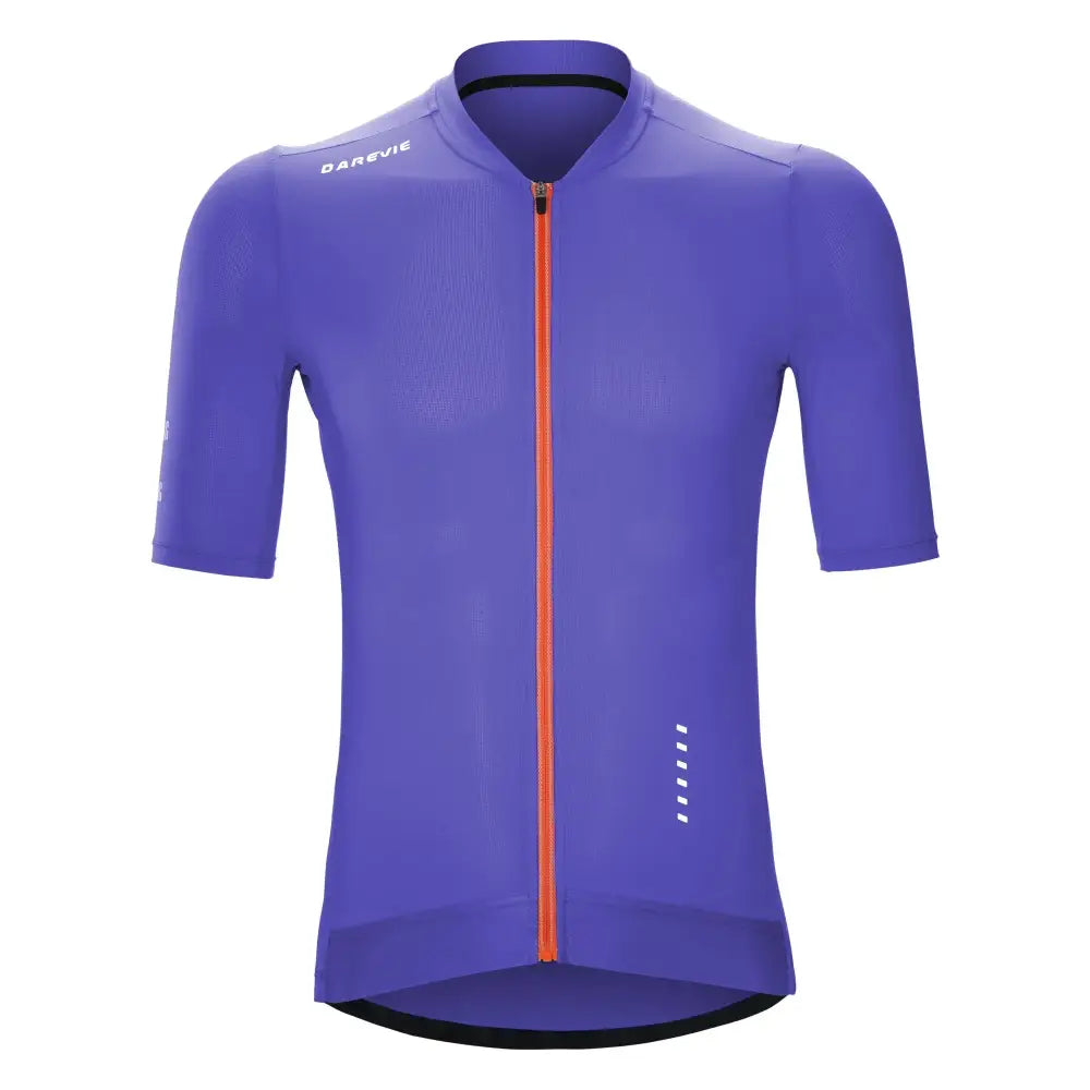 Jersey de Ciclismo Vividness Pro - Ajuste Justo Respirável e de Secagem Rápida - Violetas Roxas / XS
