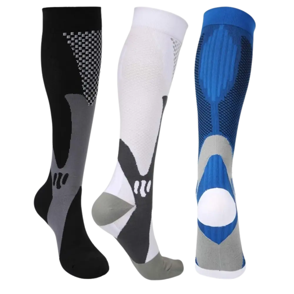 Kit de Meias FitStride Pro Compression - Dinobike