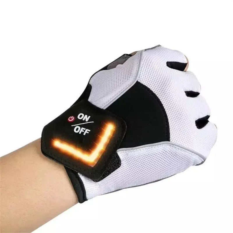 Luva SignalGrip: com Sinalizador Automático - Dinobike