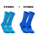 Meia de compressão CompresPack10 Max Comfort - 5 pares Azul clara e 5 pares Azul - Meia de compressão