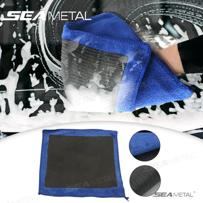 Pano SEAMETAL Clay Towel com Barro Azul – Limpeza Profunda e Brilho Impecável - Blue