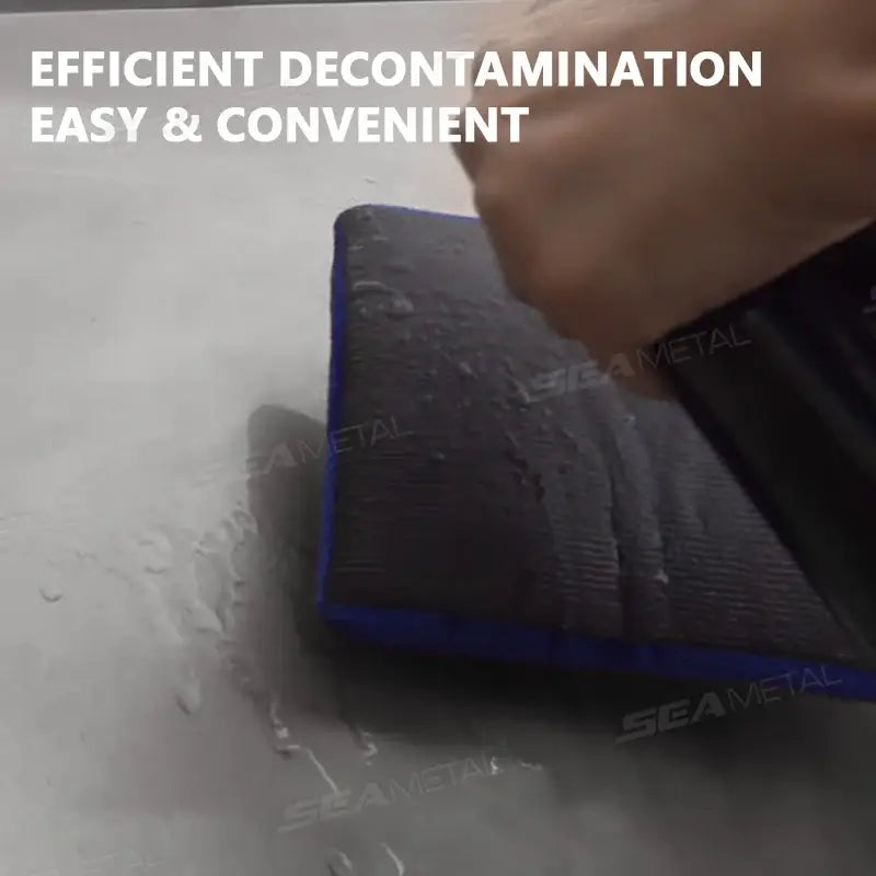 Pano SEAMETAL Clay Towel com Barro Azul – Limpeza Profunda e Brilho Impecável - Blue