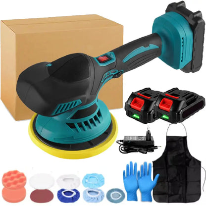 Polidora Elétrica Sem Fios 6 Velocidades – Compatível com Bateria Makita 21V - 2 Baterias / Espanha