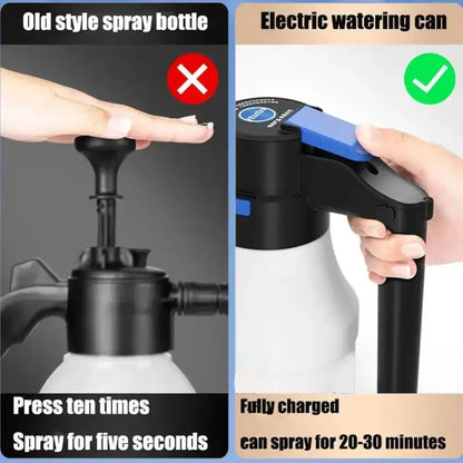 Pulverizador de Espuma Elétrico para Carros – Lavagem Portátil com Bateria - Branco