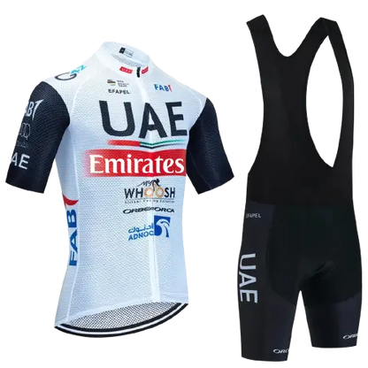 Jersey de ciclismo UAE - Camisa Branca